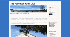 Desktop Screenshot of poquosonyachtclub.com